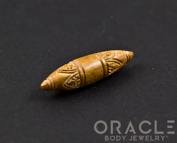 0g Fossilized Mammoth Carved Septum Spike - Image 2