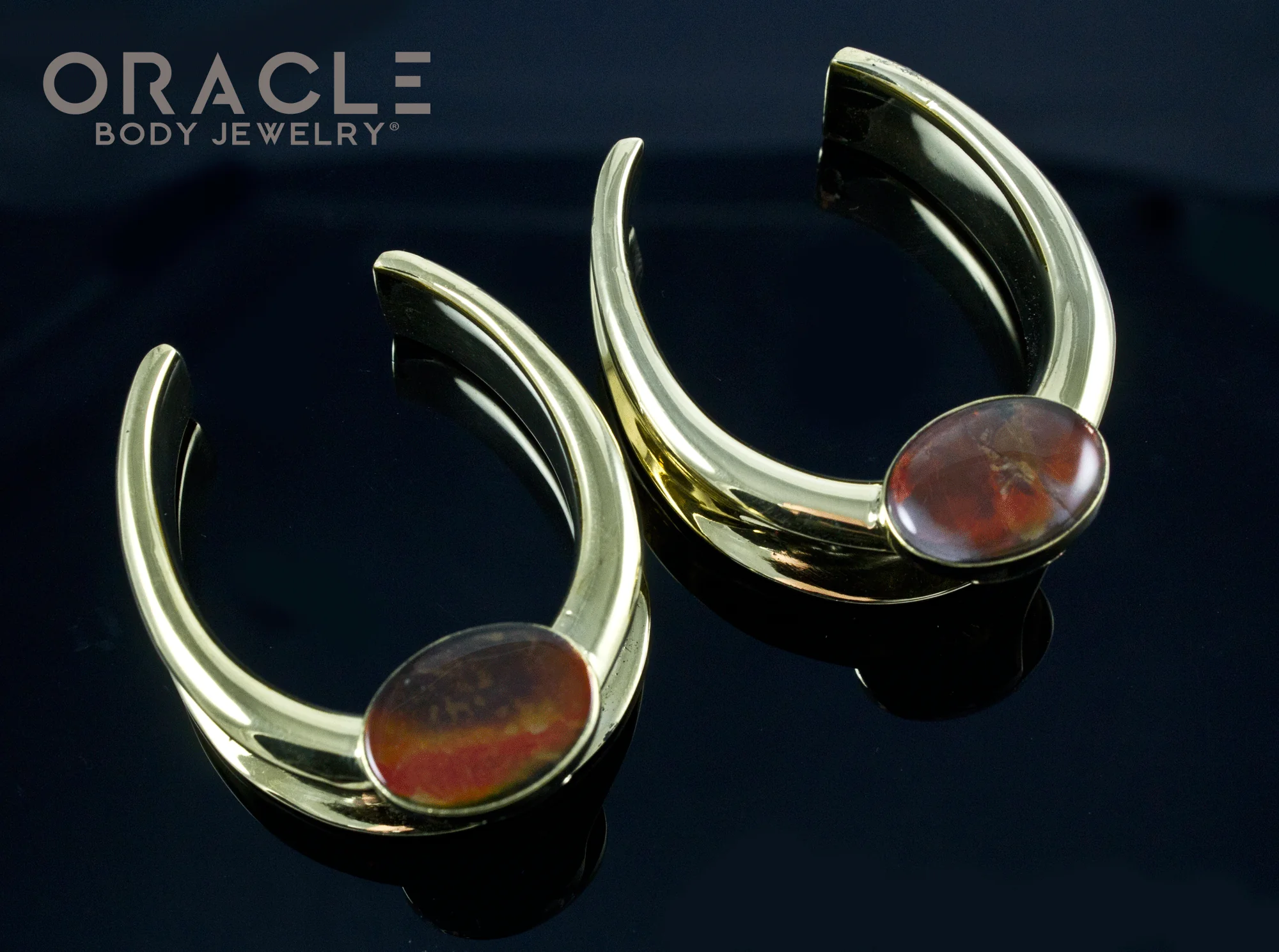1-1/2" (38mm) Saddles with Ammolite - Image 2
