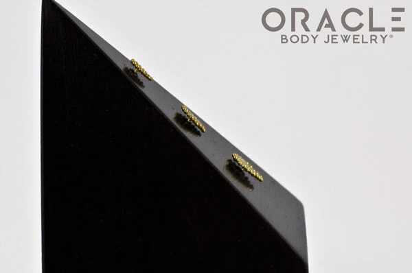 14k Millgrain Heart Threadess Gold End - Image 4