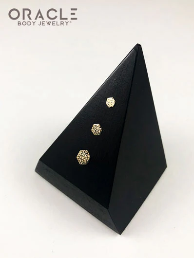 14k Tempest Threadless Gold End - Image 3