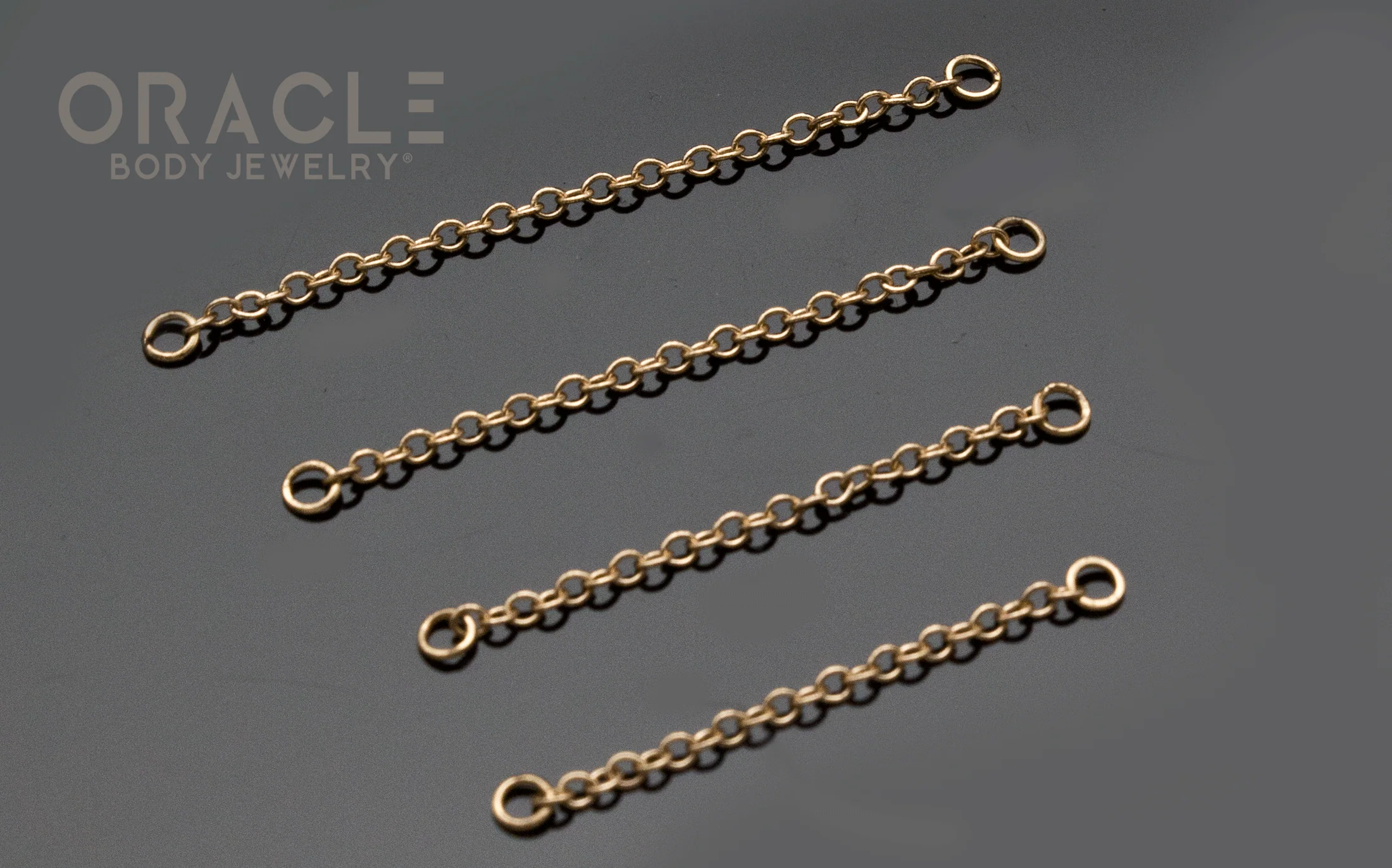 14k Yellow Gold Cable Chains
