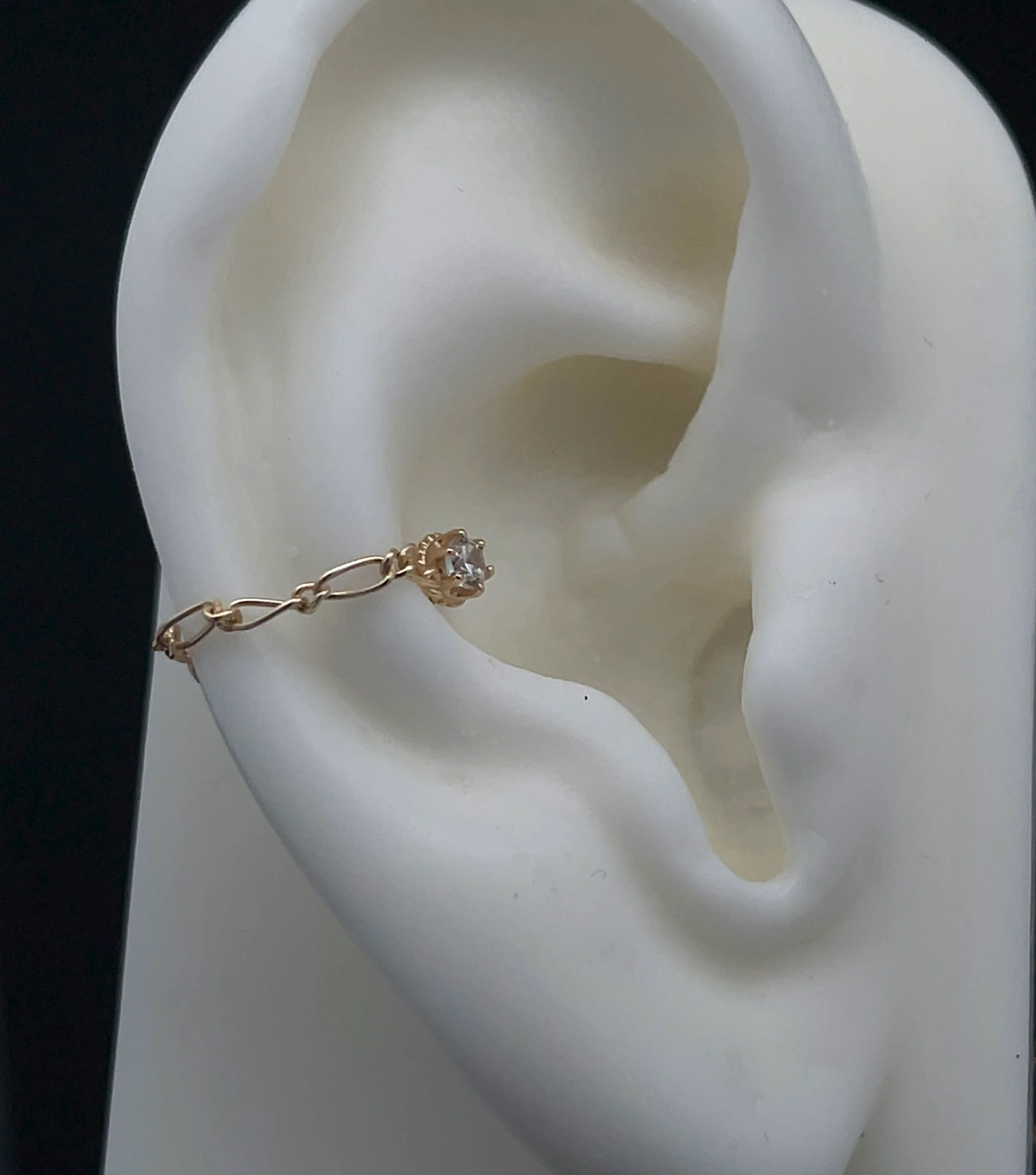 14k Yellow Gold Figaro Chains - Image 2