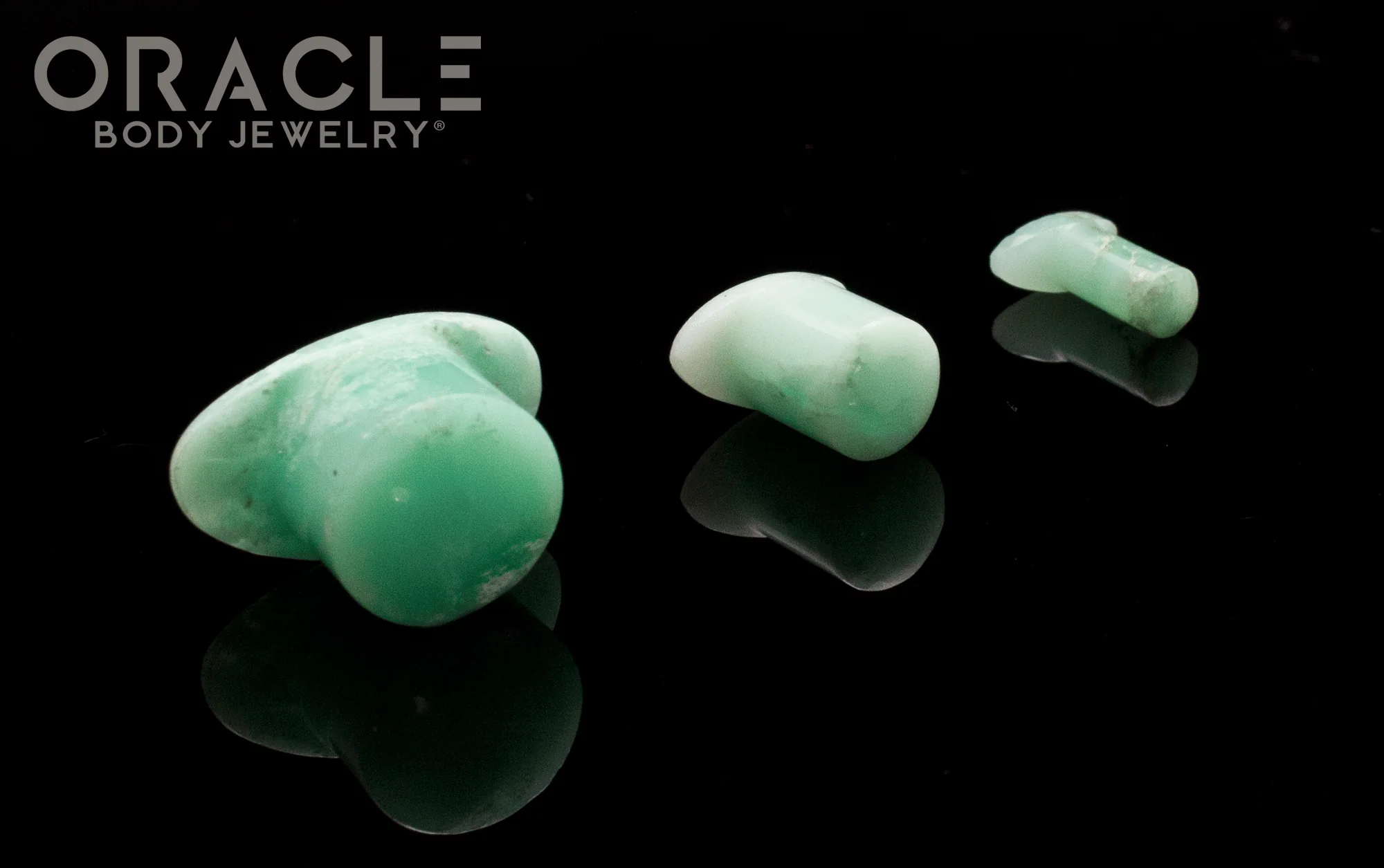Chrysoprase Labrets 8g Through 1/2" - Image 2