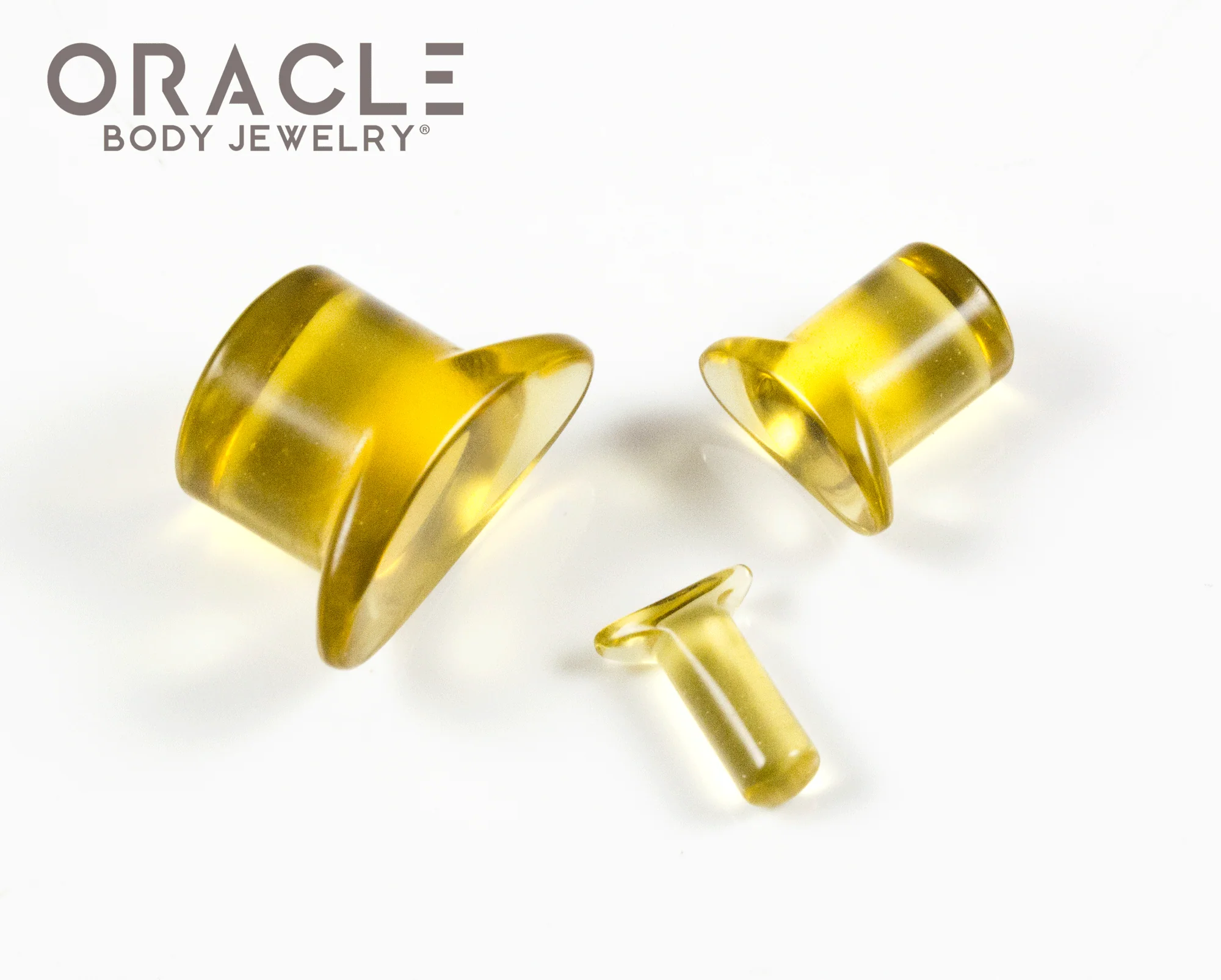 Amber Quartz Labrets 8g Through 1/2" - Image 3