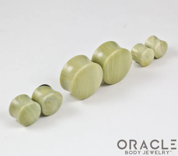 African Serpentine Double Flare Plugs - Image 2