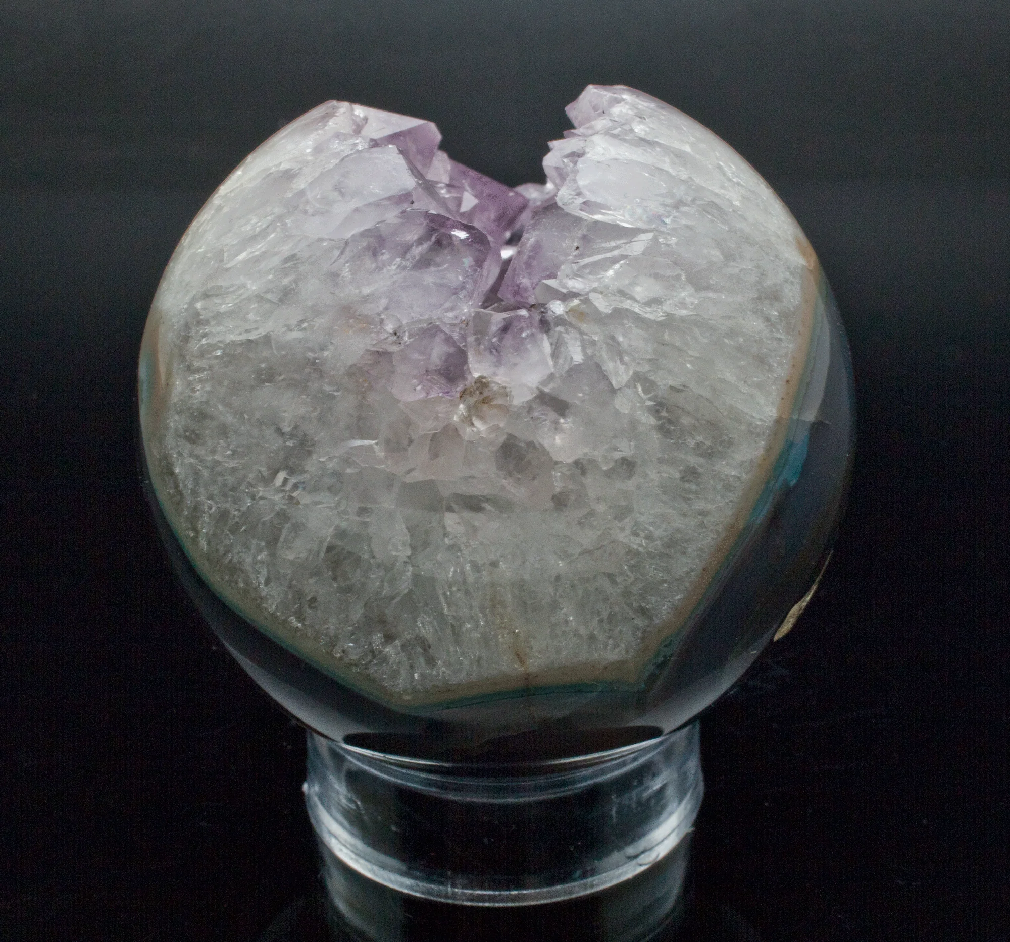 Agate and Amethyst Sphere 75mm - Image 2