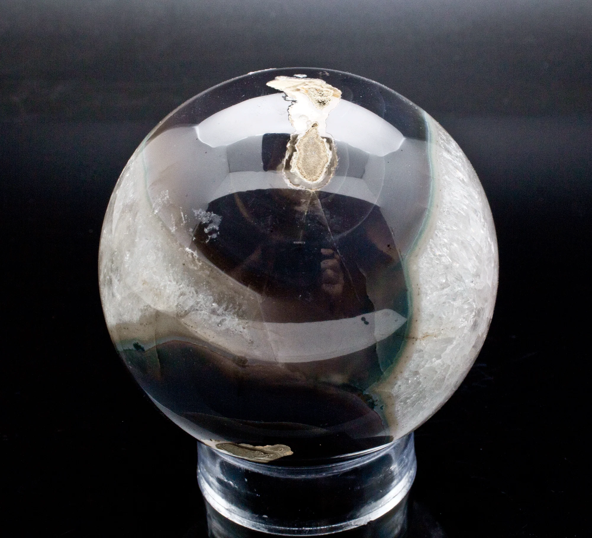 Agate and Amethyst Sphere 75mm - Image 3