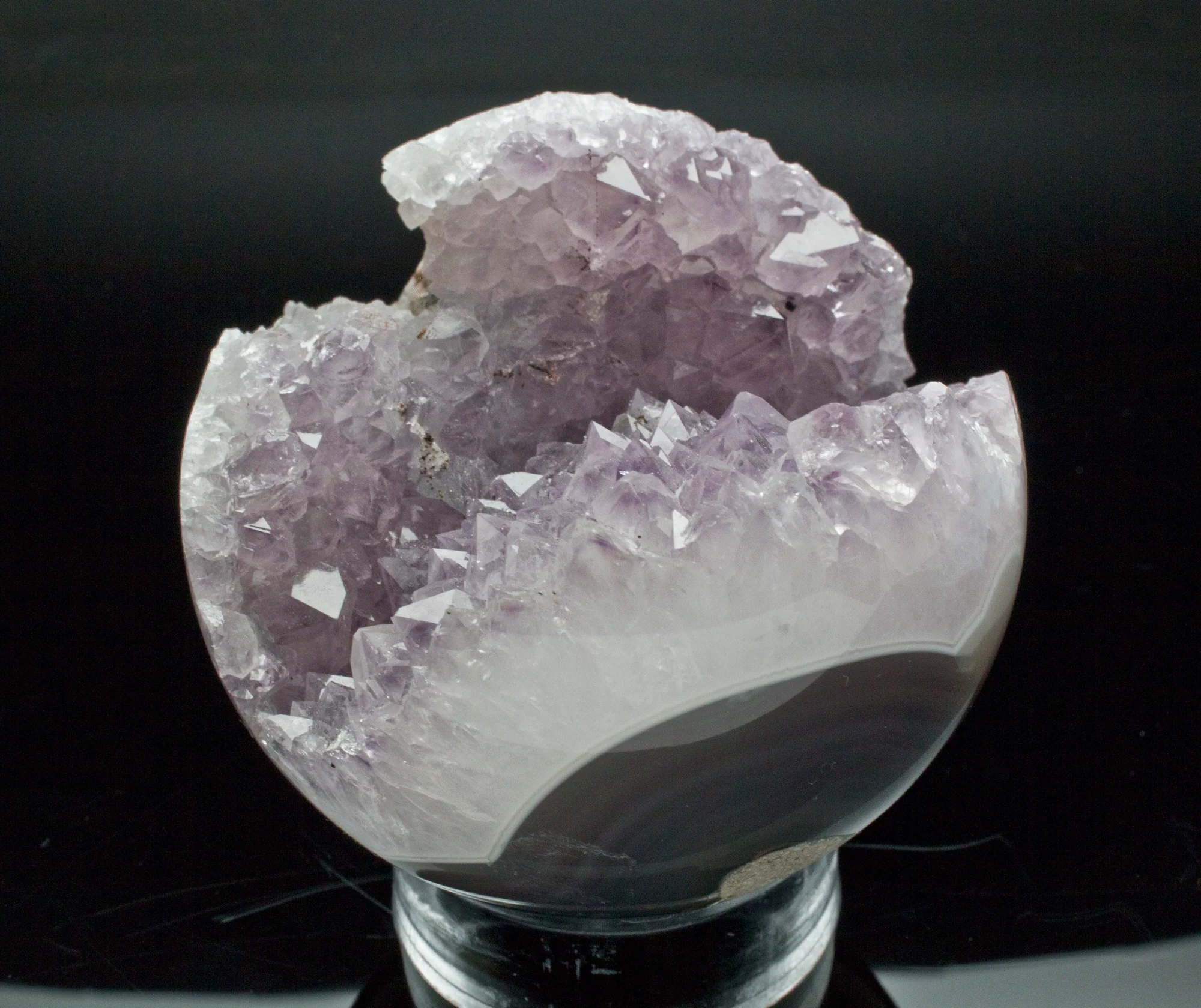 Agate and Amethyst Sphere 75mm