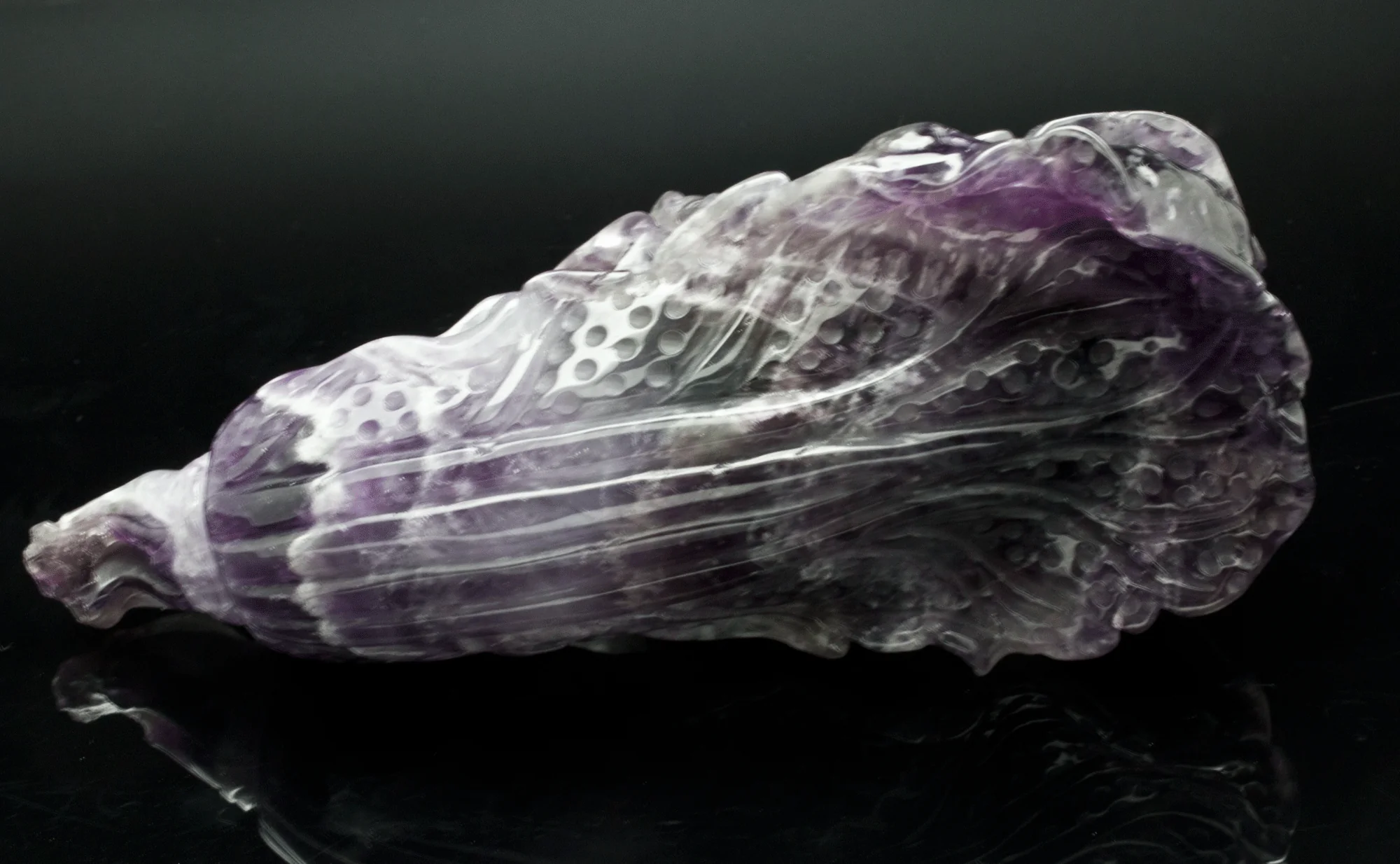 Amethyst Carved Flower - Image 6