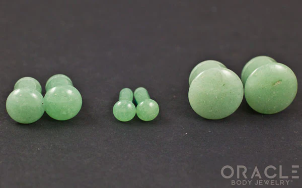 Aventurine Single Flare Plugs - Image 2