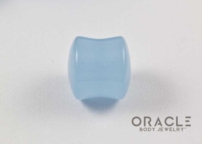 Blue Mist Quartz Double Flare Plugs - Image 3