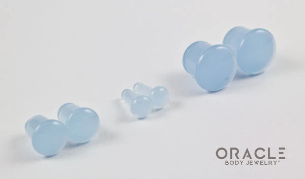 Blue Mist Quartz Single Flare Plugs - Image 2