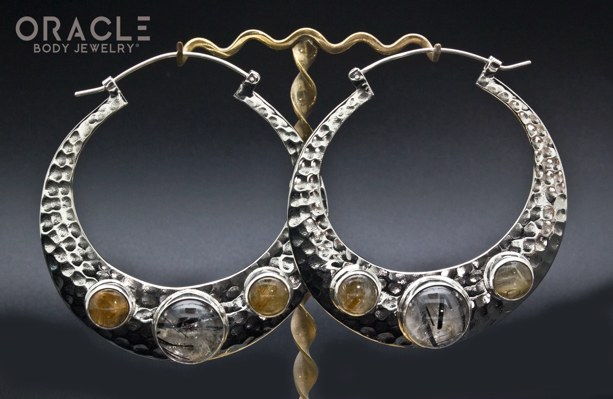 Brooklyn with Tourmalated Quartz and Rutilated Quartz