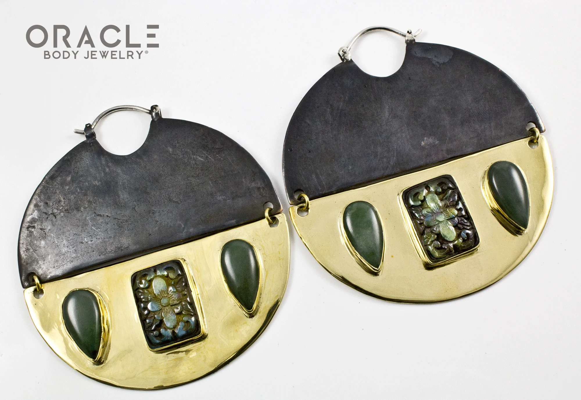 C.R.E.A.M with Carved Labradorite and Nephrite Jade - Image 2