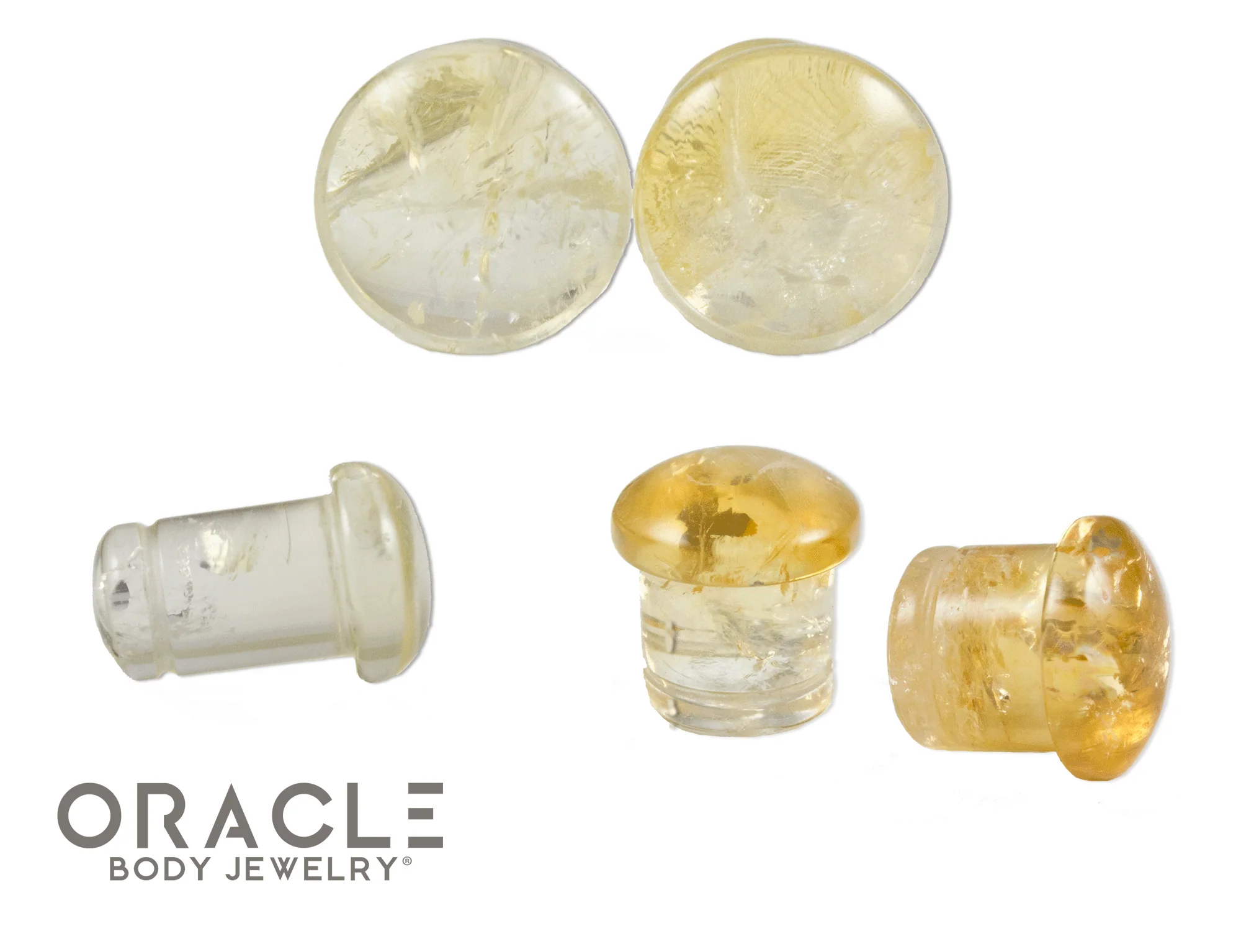 Citrine Single Flare Plugs - Image 2