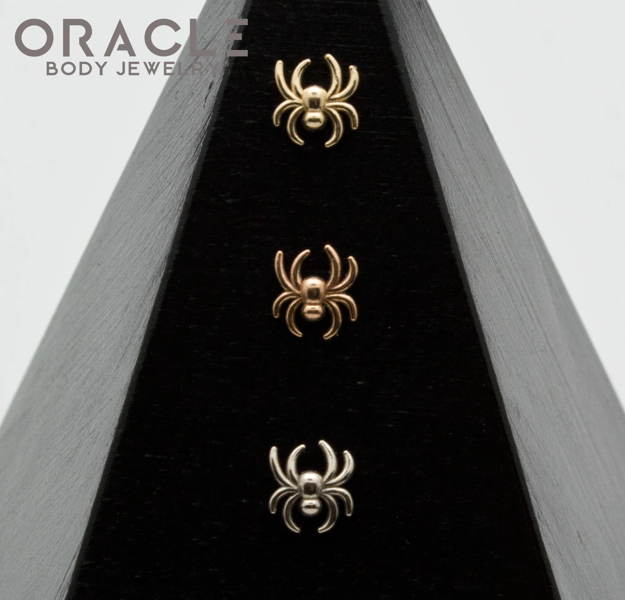 14k Gold Spider Baby Threadless End