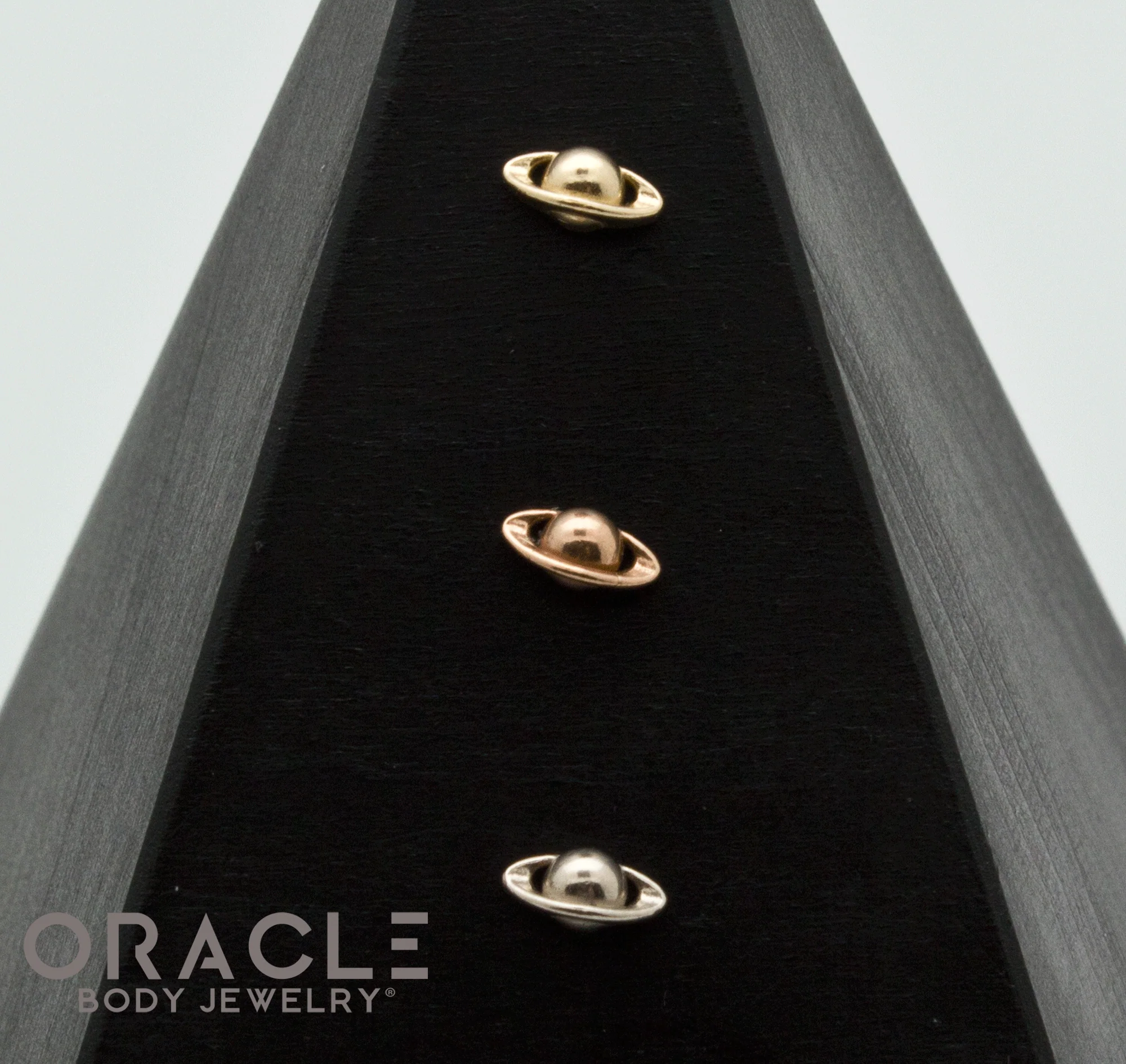 14k Gold Halo Threadless End