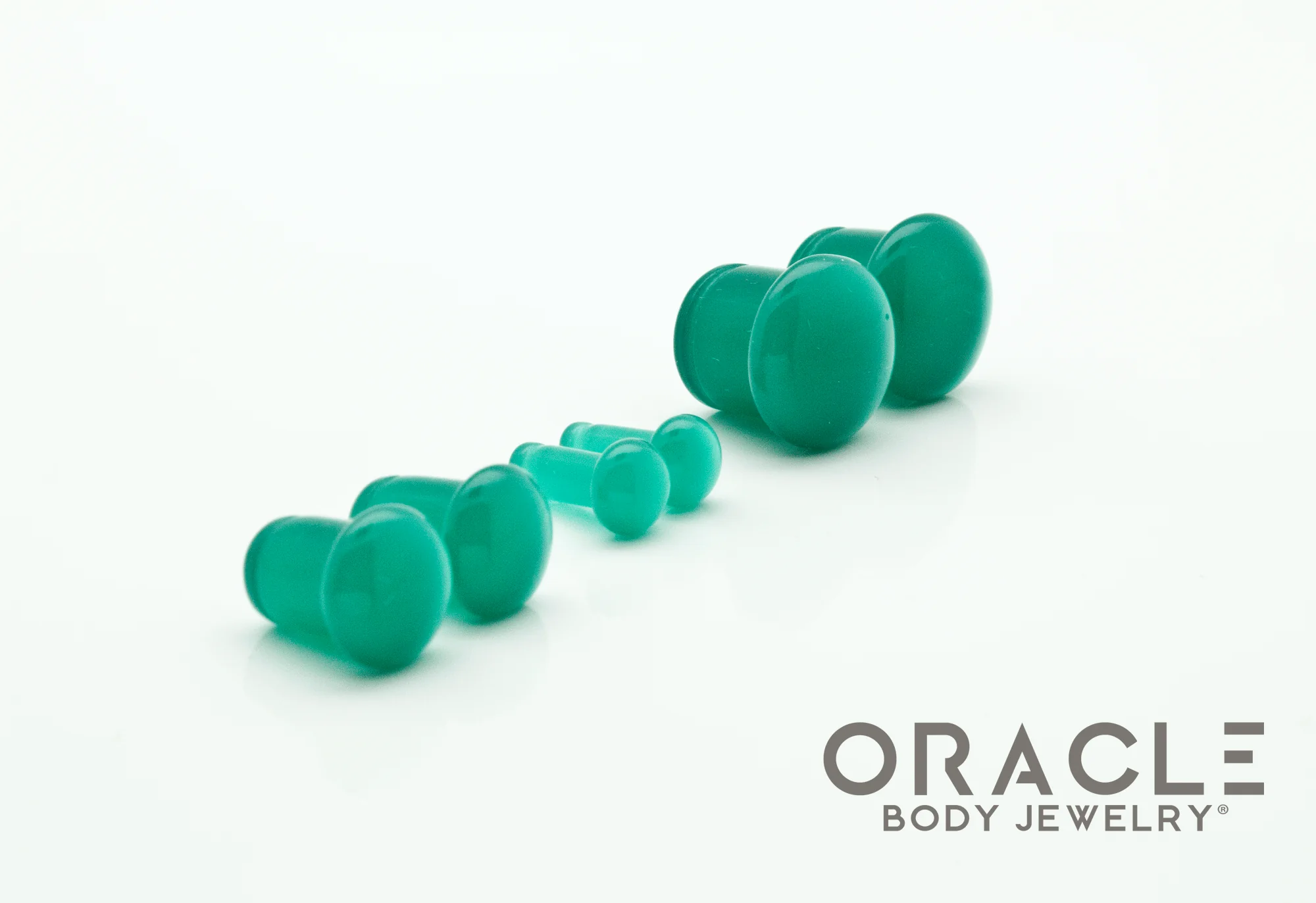 Teal Quartz Single Flare Plugs - Image 2