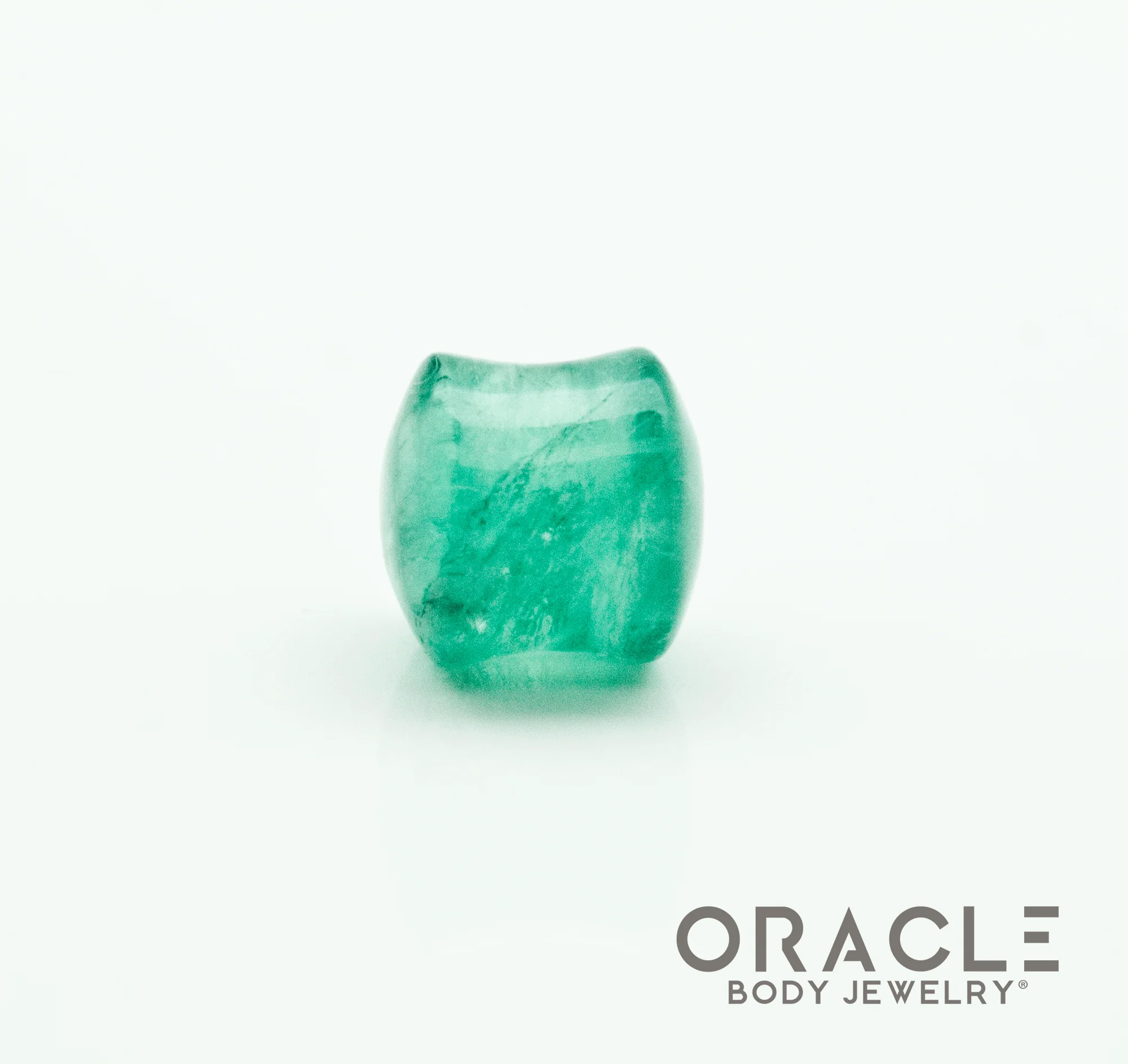 Green Fluorite Double Flare Plugs - Image 3