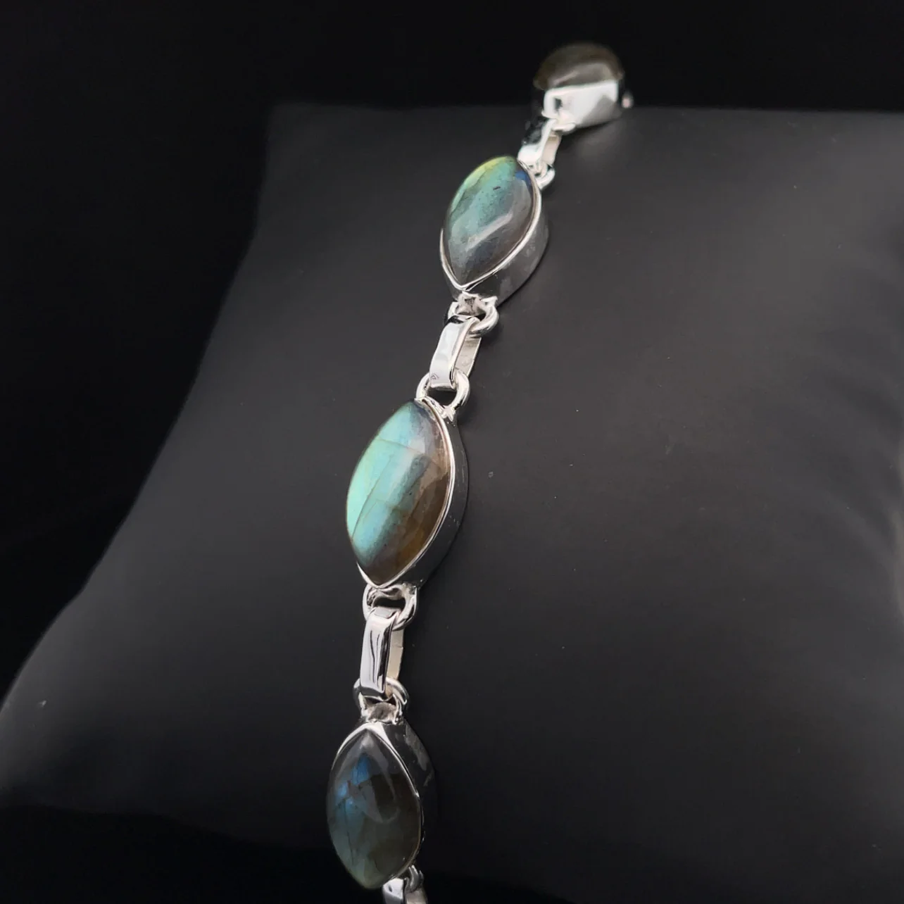 Sterling Silver Labradorite Bracelet
