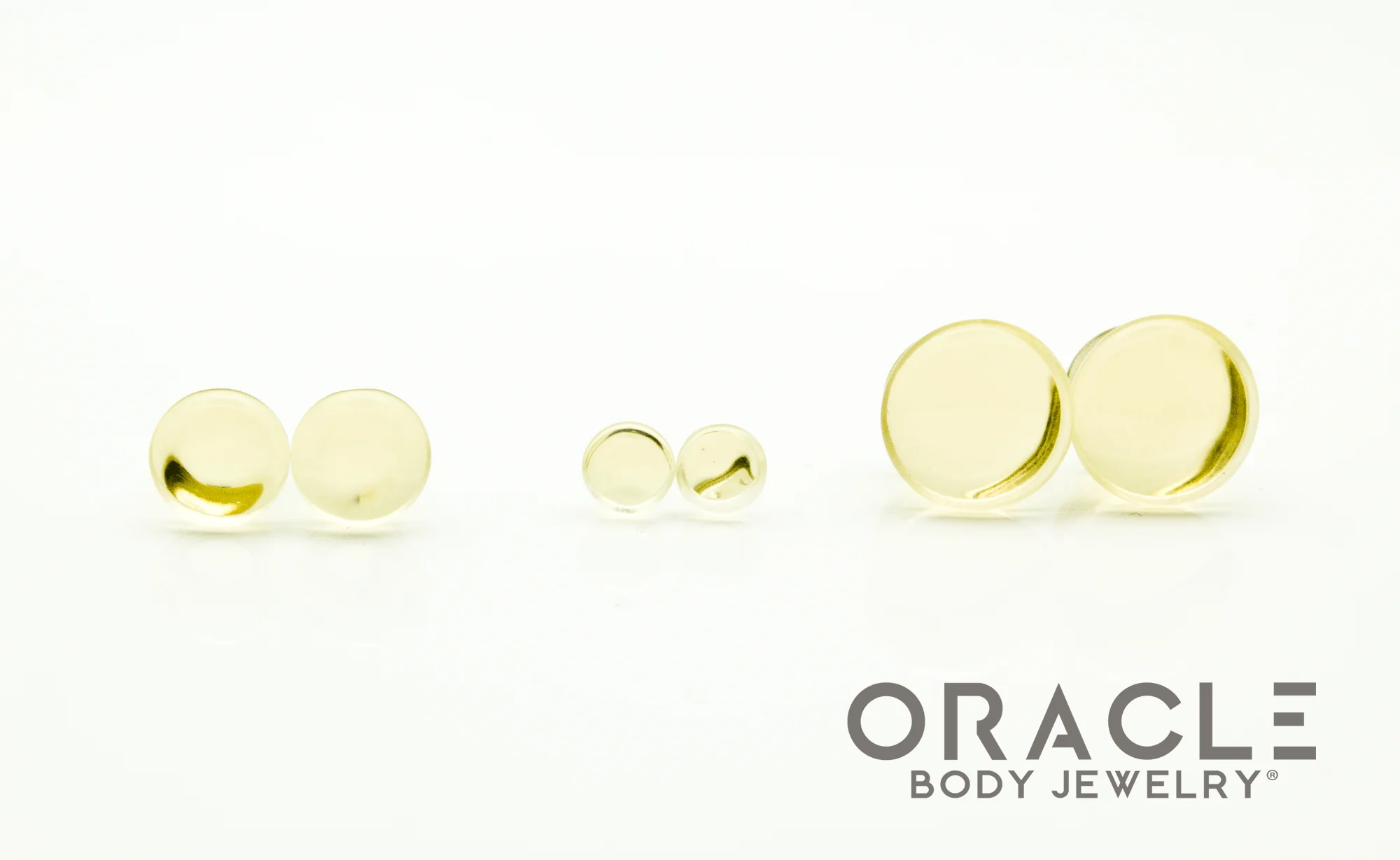 Lemon Quartz Single Flare Plugs