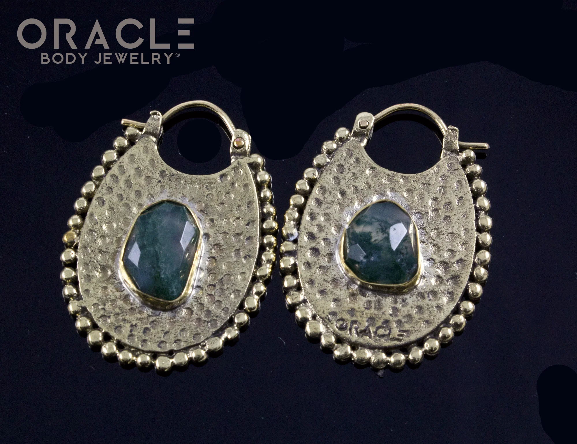 Coven with Free Form Faceted Moss Agate - Image 2