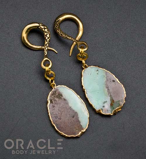 Crossover With Gold Plated Chrysoprase - Image 2