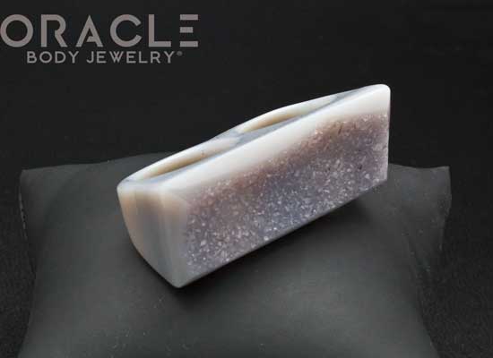 Druzy Agate Double Finger Ring Size 7.5 and 9 - Image 2