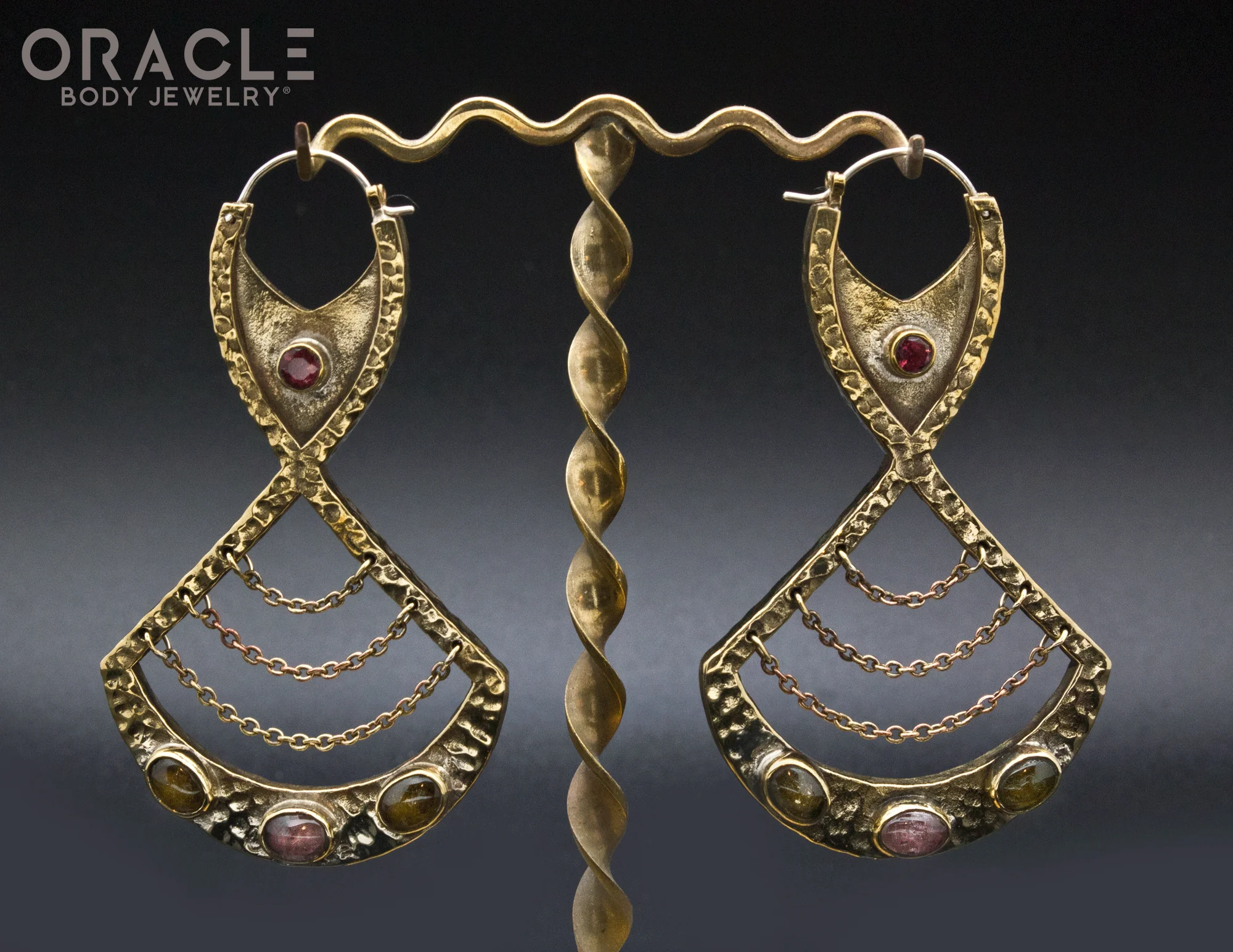 Dulcet with Multi Color Tourmalines