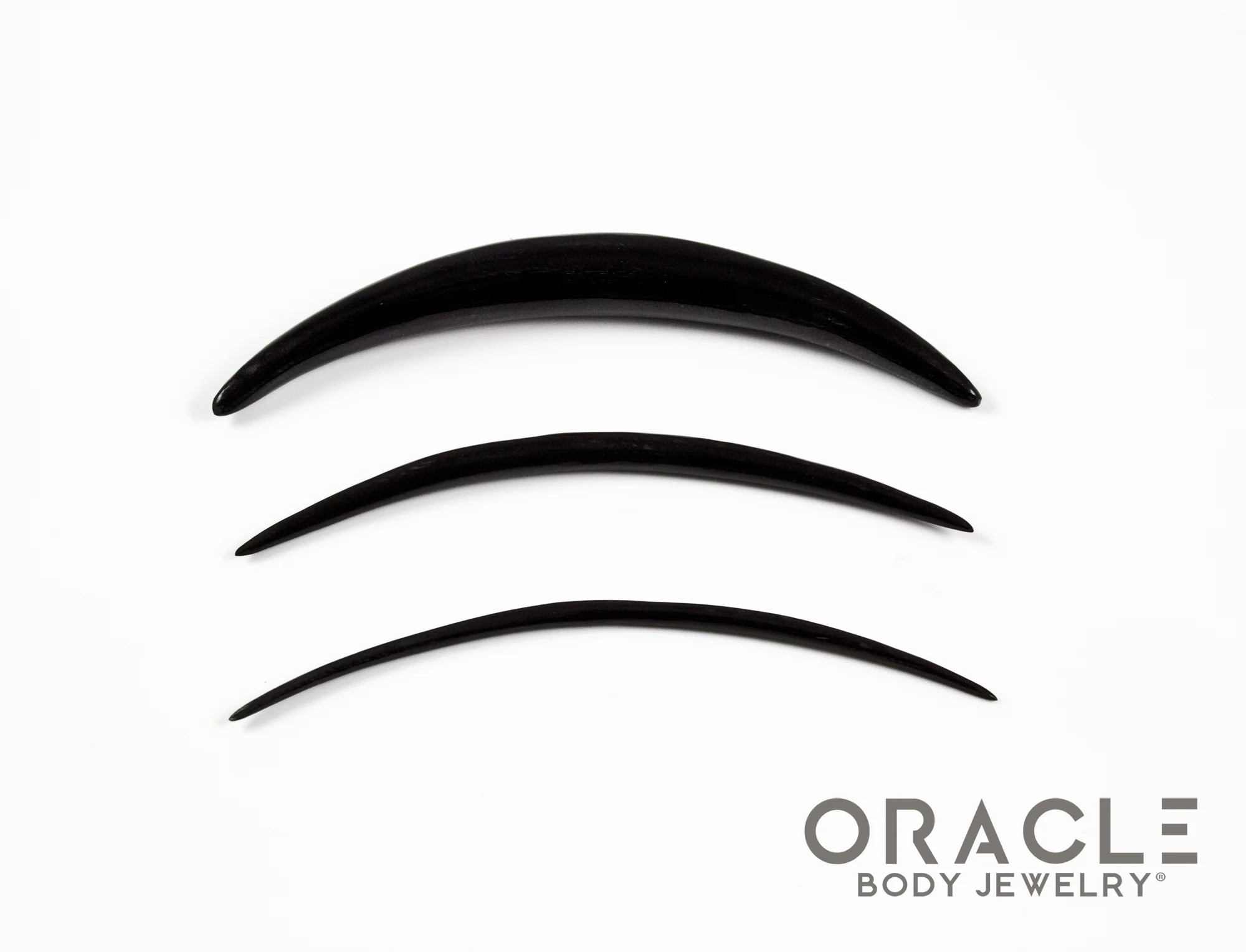 Extra Long 3" Plain Horn and Bone Tusks