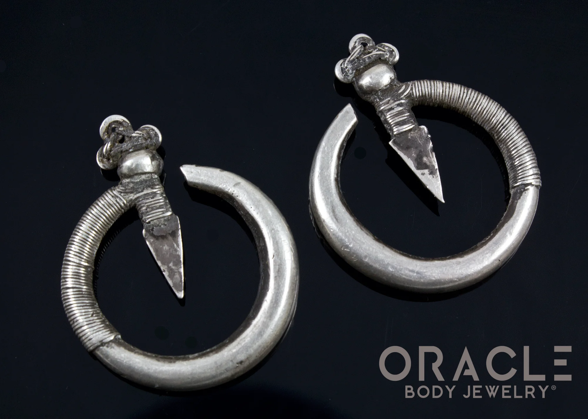Hmong / Yao Bent Arrow Earrings