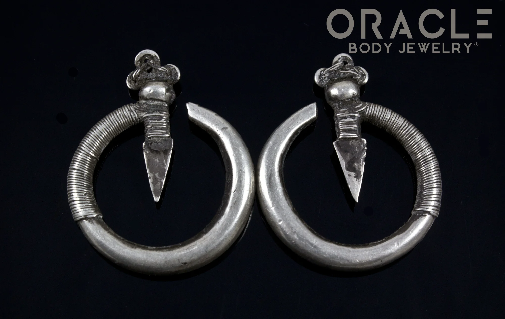 Hmong / Yao Bent Arrow Earrings - Image 2