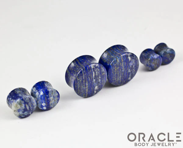 Lapis Double Flare Plugs - Image 2