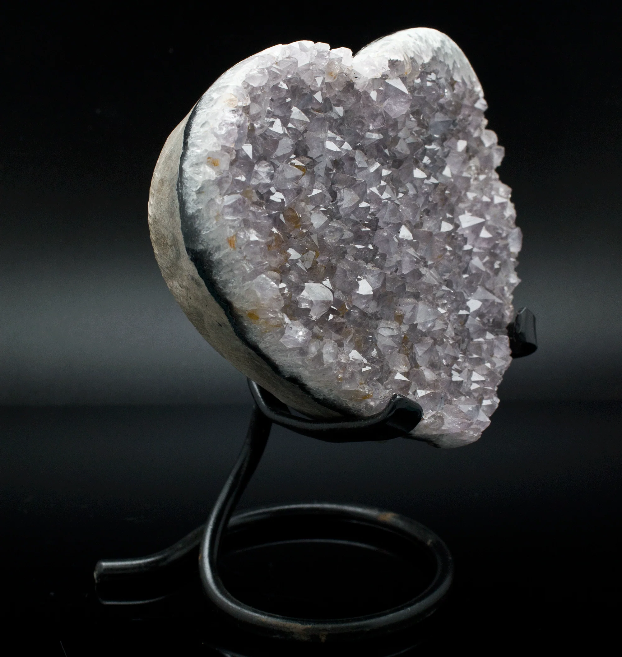Large Amethyst Heart on Stand - Image 2