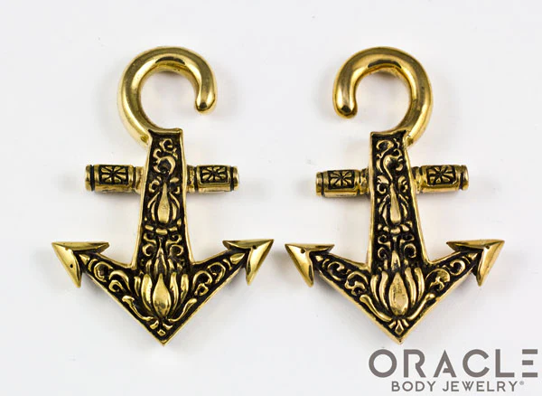 Large Anchors Away Brass Weights - Image 2