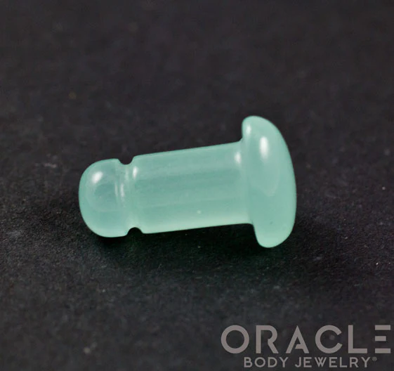 Mint Opalite Single Flare Teardrop Plugs - Image 3