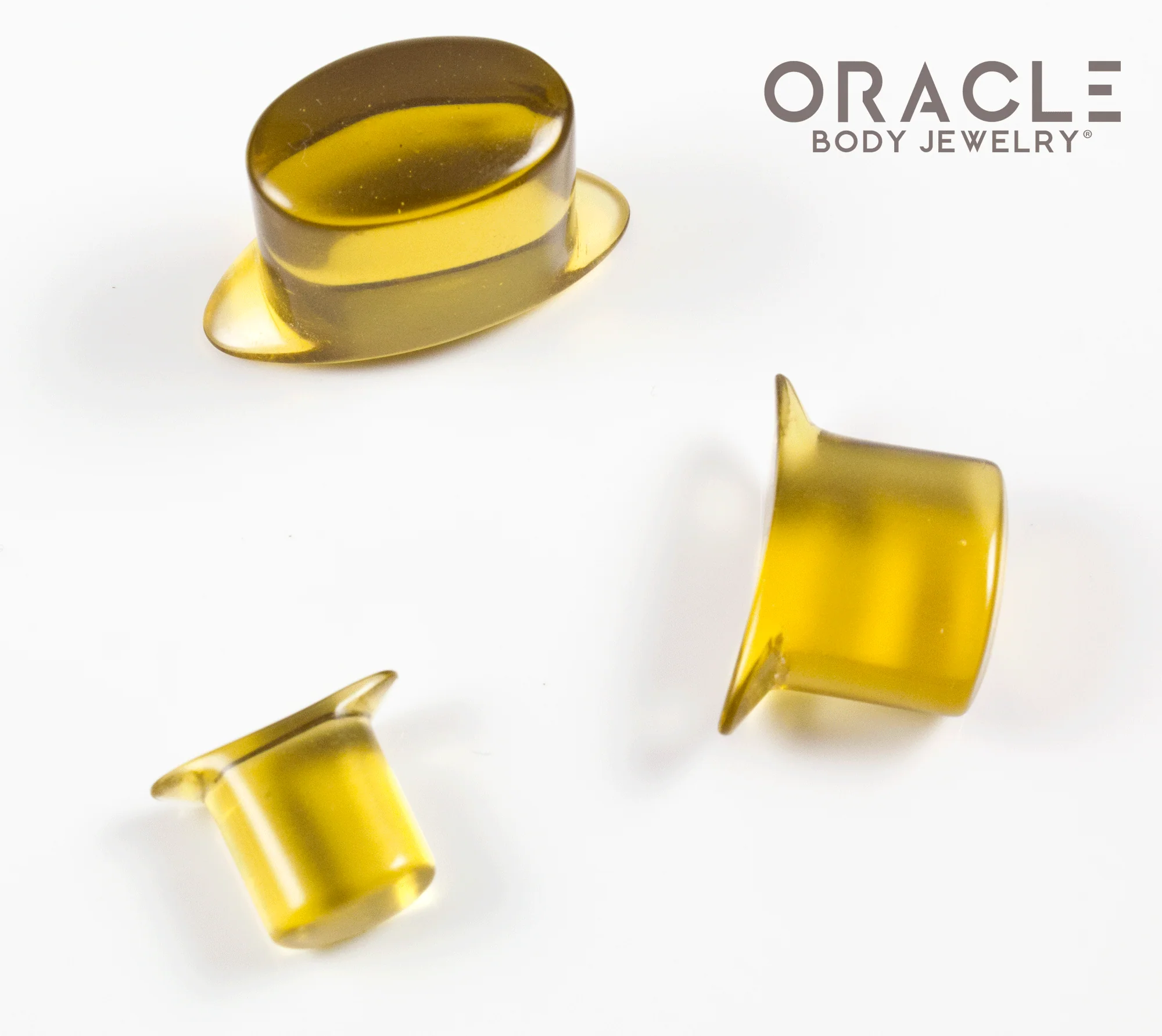 Honey Quartz Oval Labrets 2g Through 3/4" - Image 3