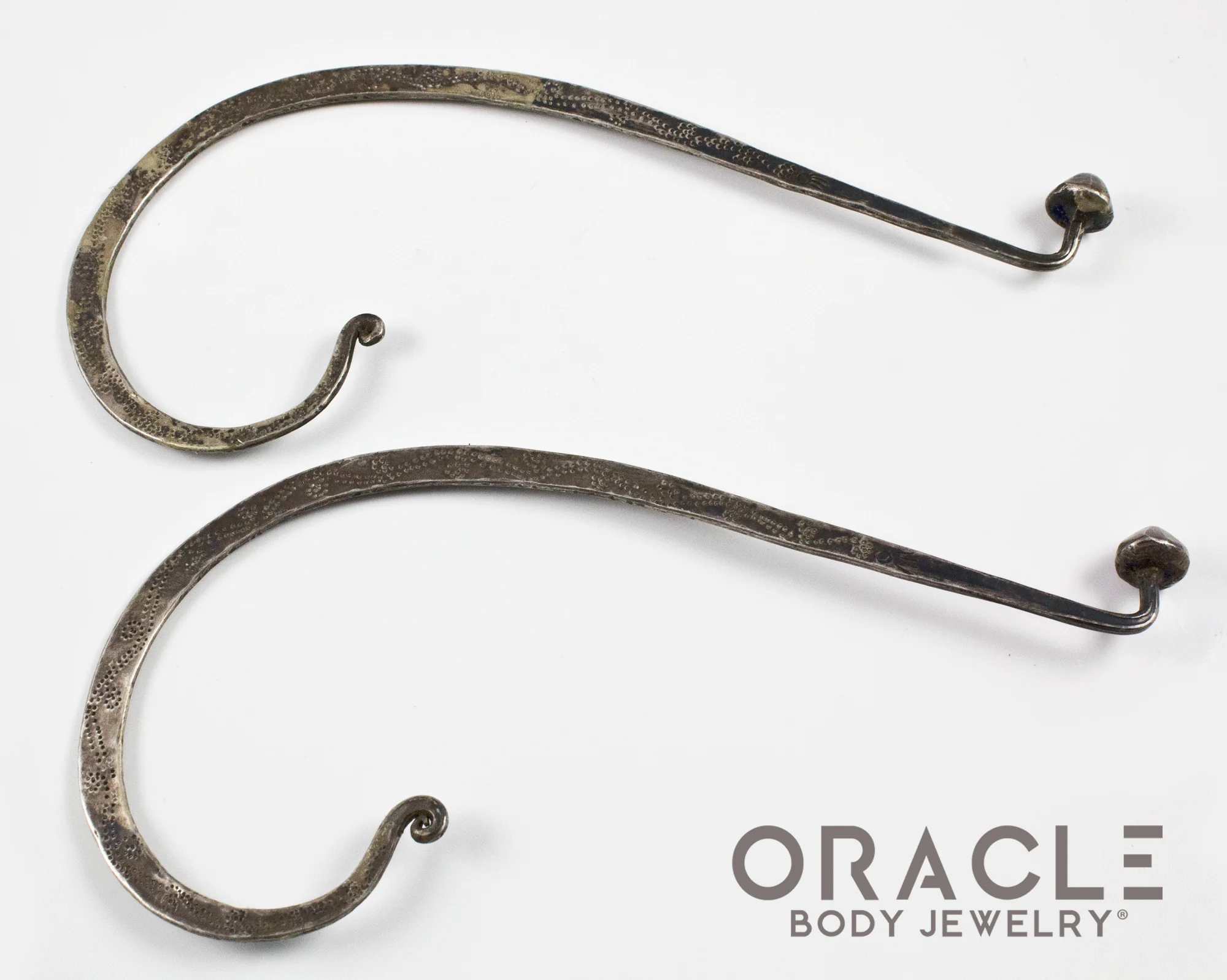 Old Hmong Silver Earrings