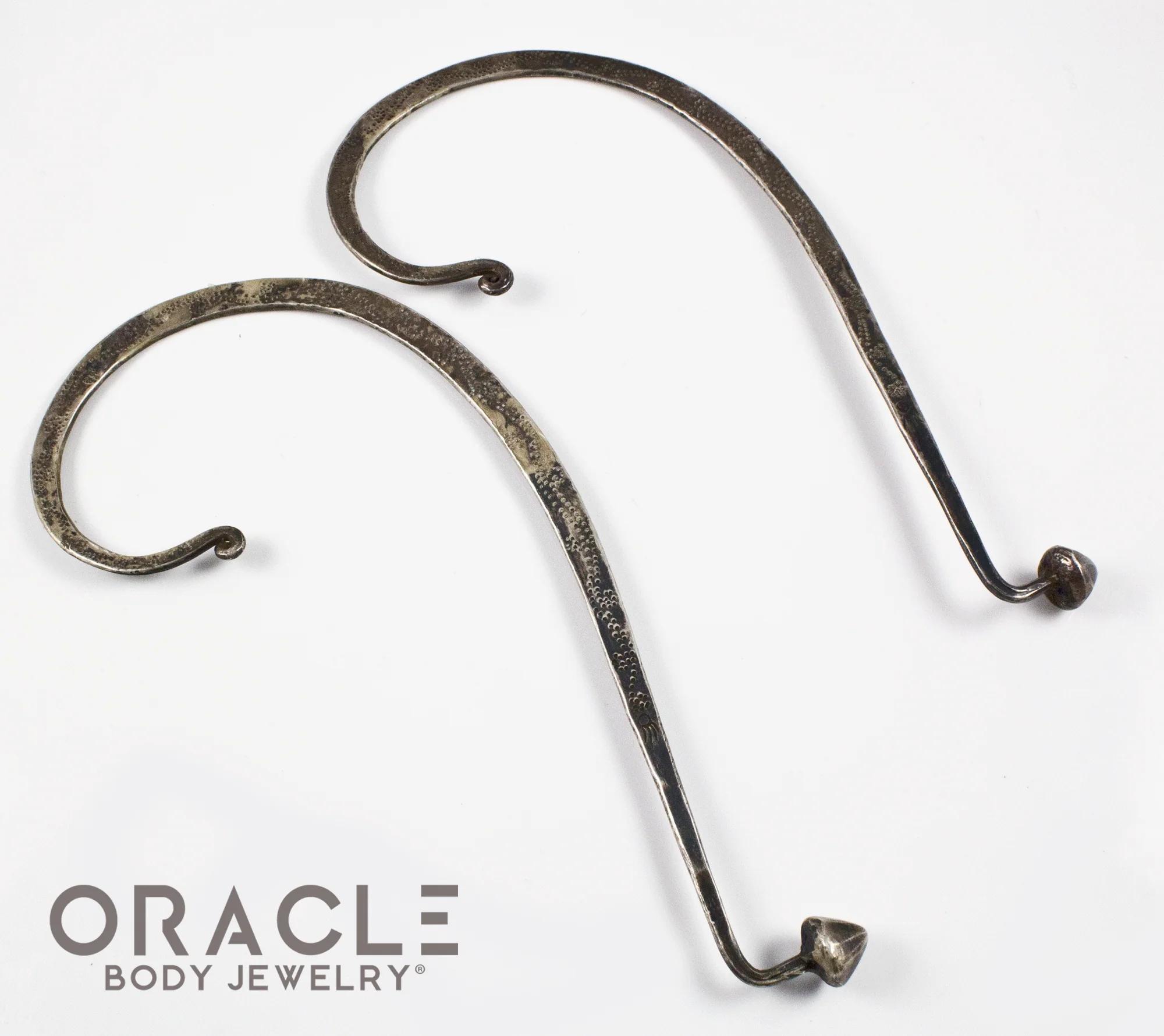 Old Hmong Silver Earrings - Image 3