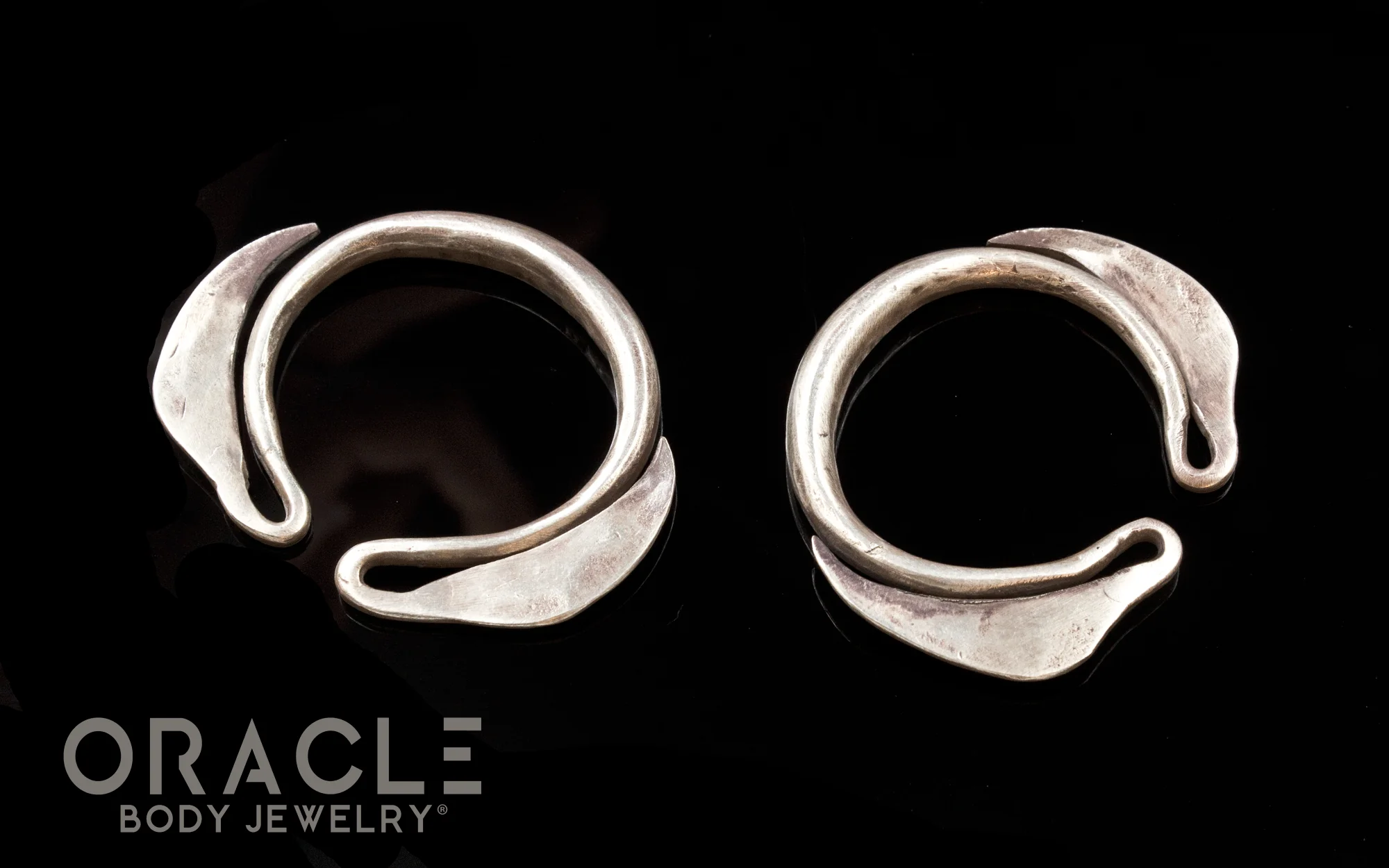 Old Silver Hmong Earrings - Image 2
