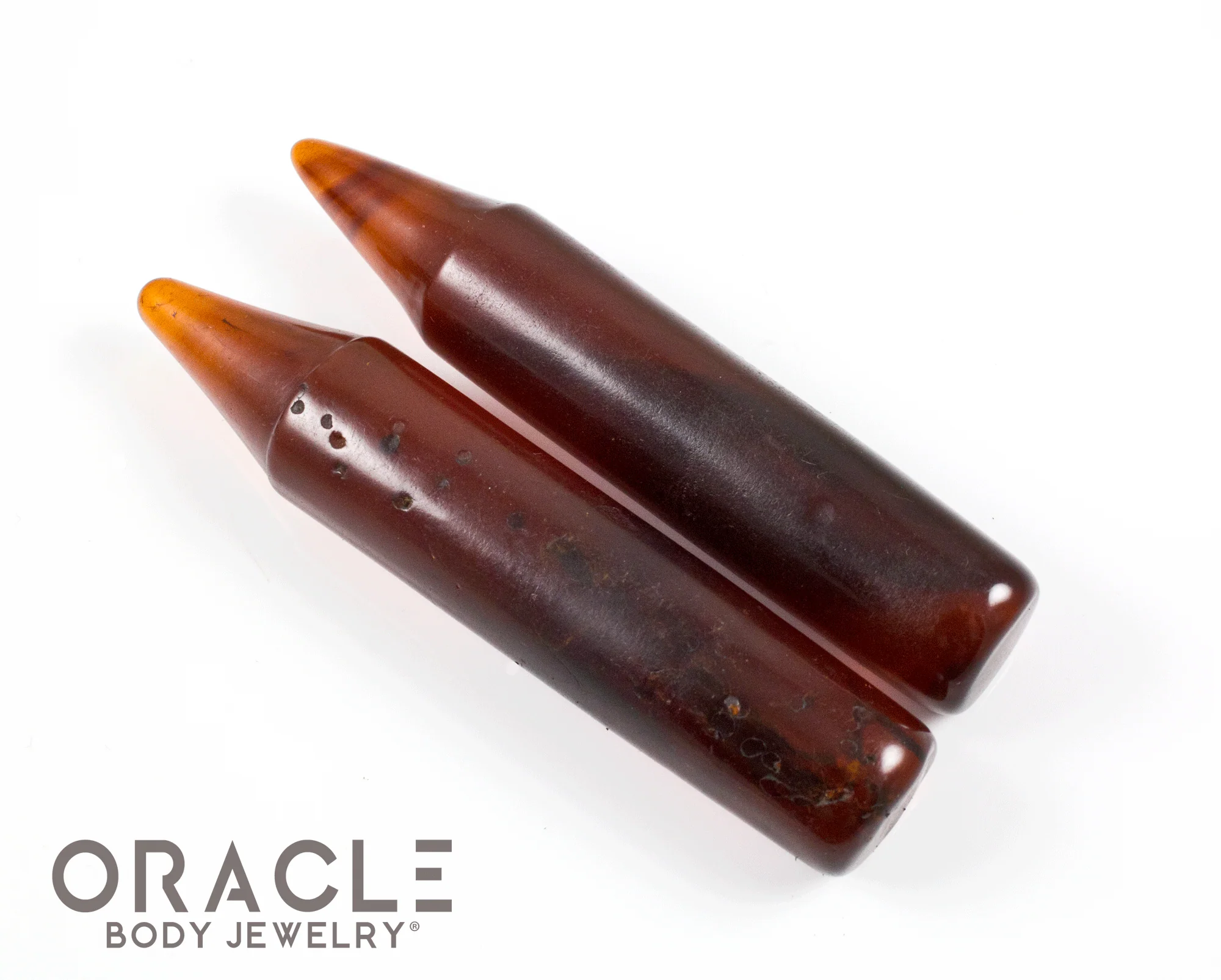 Old Kachin Amber Earplugs - Image 3