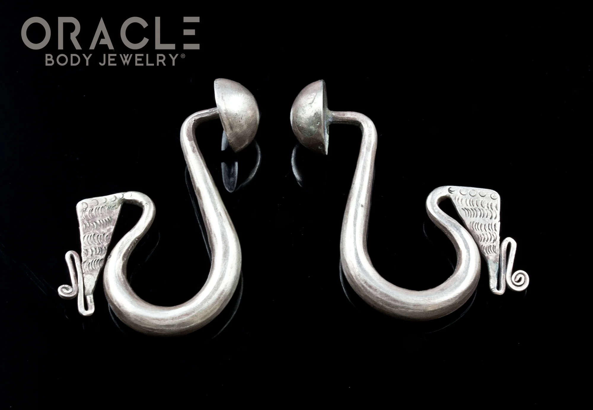 Old Silver Miao Earrings