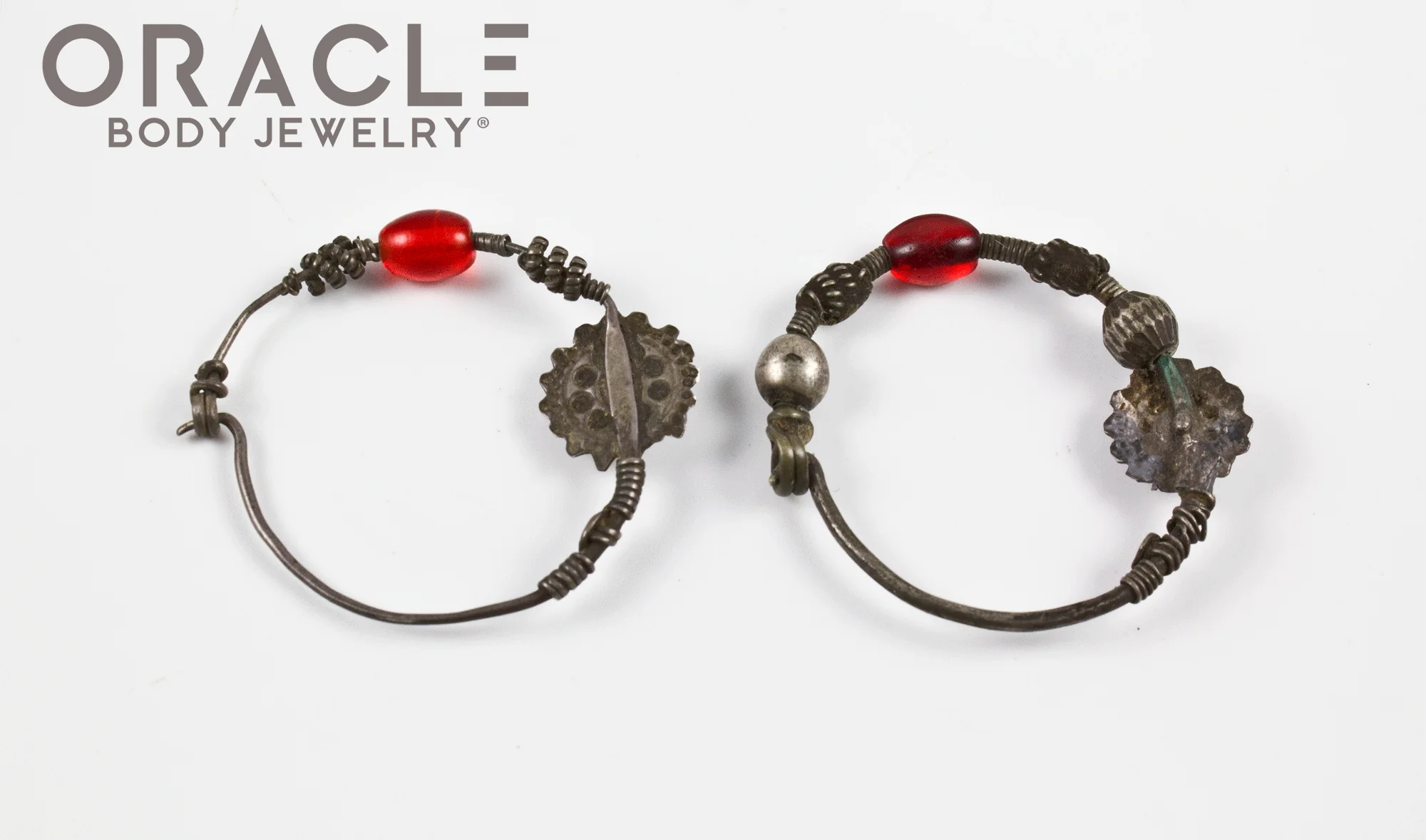 Old Silver Himachal Pradesh Nostril Rings - Image 2