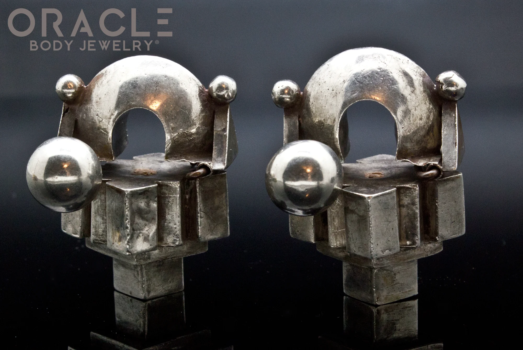 Old Silver Thandatti Ear Weights (Earrings) - Image 3