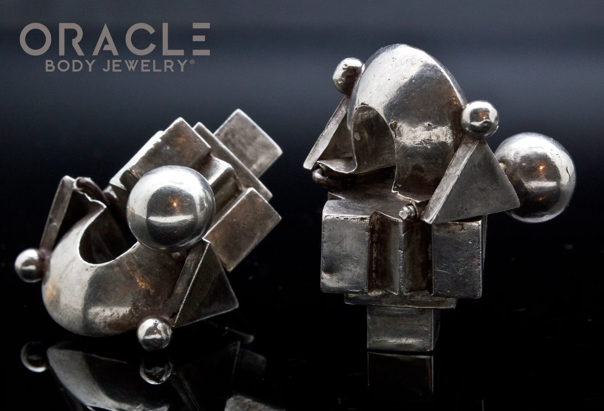 Old Silver Thandatti Ear Weights (Earrings) - Image 5