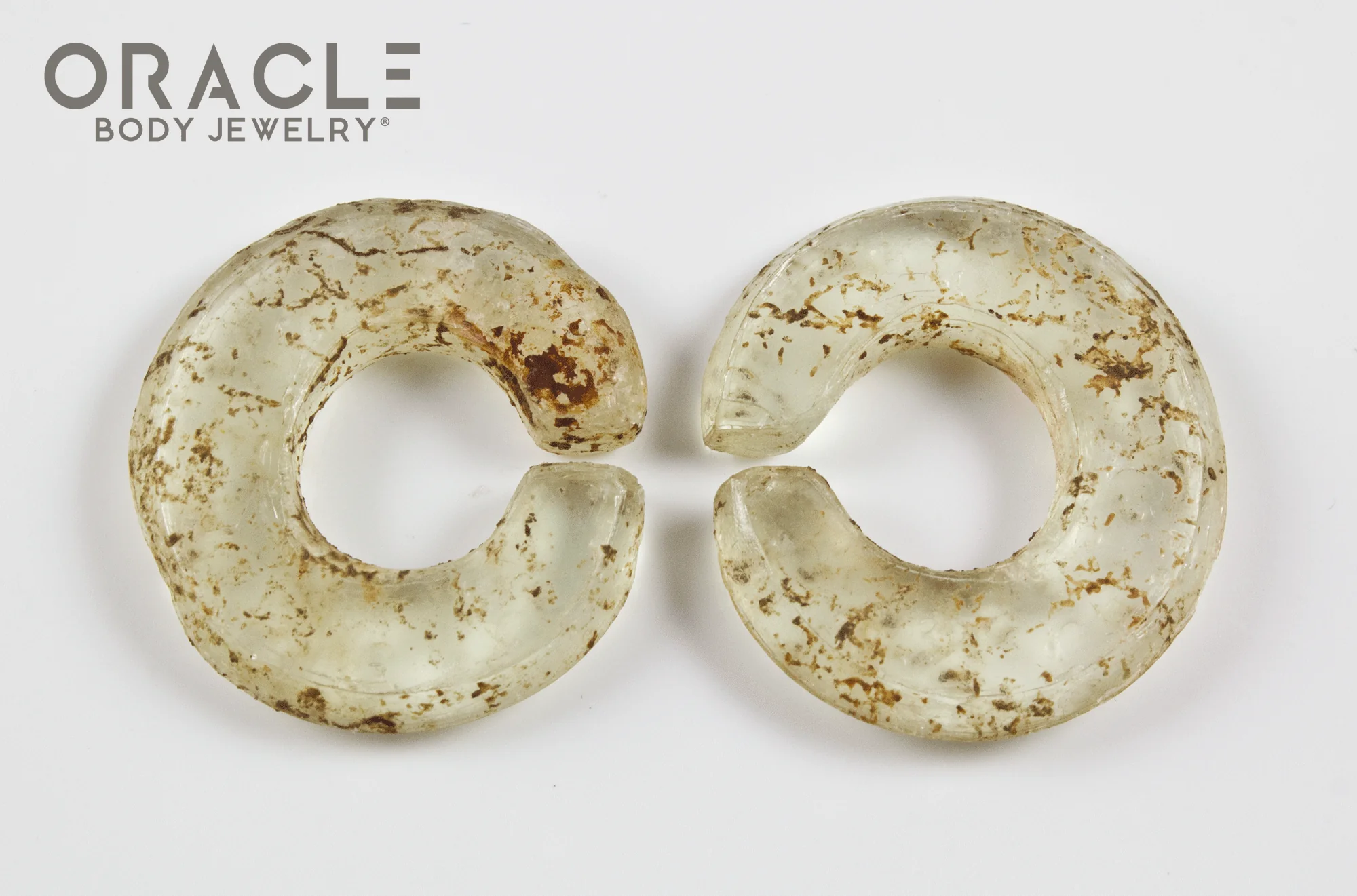 Old Vietnam Glass Split Rings - Image 2