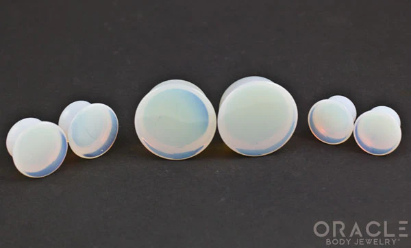Opalite Mayan Style Flare Plugs - Image 2