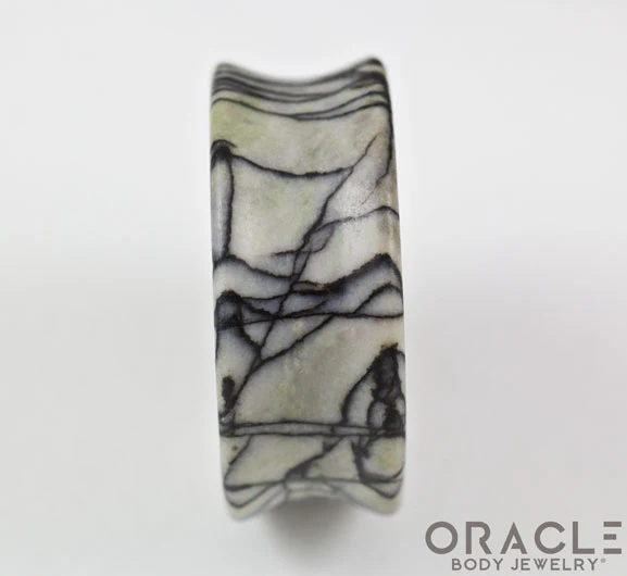 Picasso Jasper Concave Solid Double Flare Plugs - Image 3