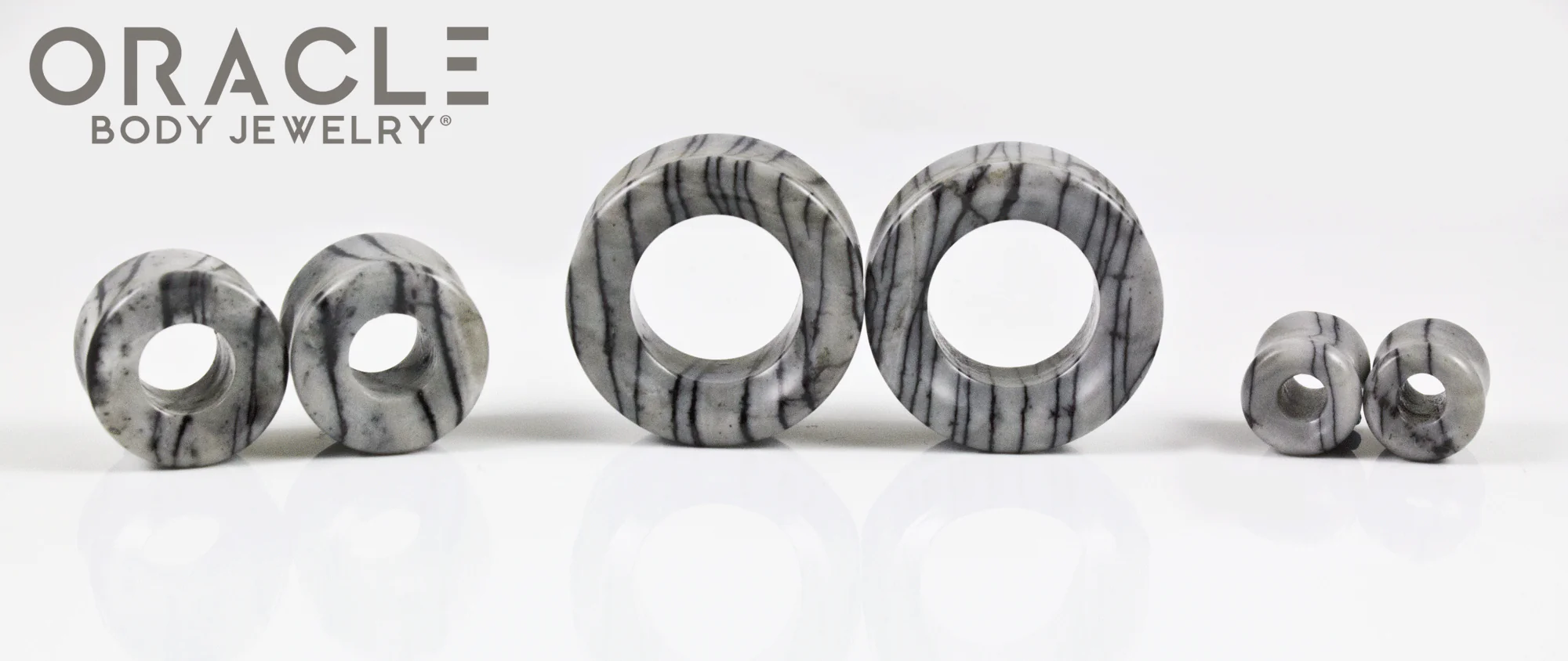 Picasso Jasper Eyelets / Tunnels