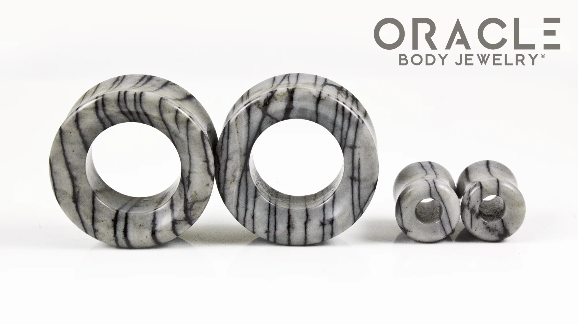 Picasso Jasper Eyelets / Tunnels - Image 3